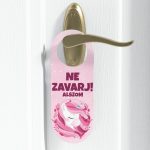 Unikornisos ajtó kilincs tábla