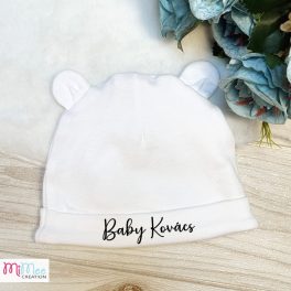Baby családneves újszülött baba sapka
