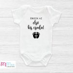 Kis csoda érkezik - egyedi feliratos baba bejelentő body