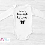Kis csoda érkezik - egyedi feliratos baba bejelentő body