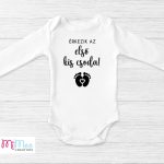 Kis csoda érkezik - egyedi feliratos baba bejelentő body