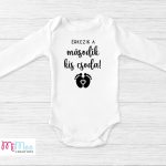 Kis csoda érkezik - egyedi feliratos baba bejelentő body