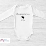 Hamarosan érkezem baba bejelentő body