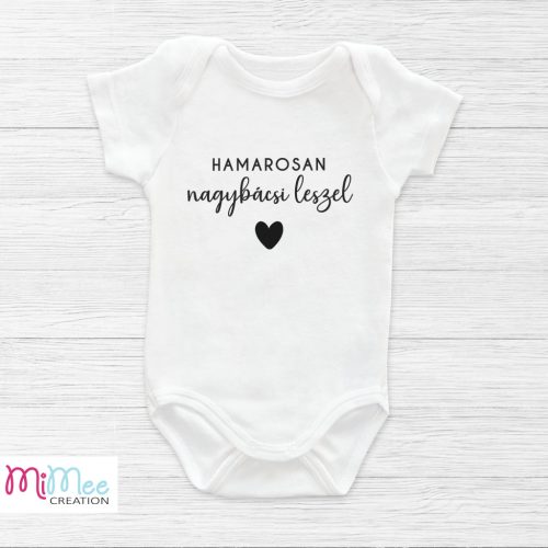 Nagynéni leszel - bababejelentő body leendő nagynéninek