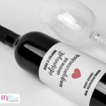 Csak a legjobbakat léptetik elő - baba bejelentő boros címke, üveg címke matrica