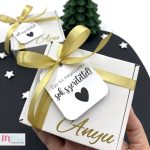 Mini névre szóló doboz, díszcsomagolás