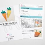 Papír répa doboz - ingyenesen letölthető sablon és leírás