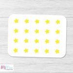 Csillagos matricák a jutalomkártyához