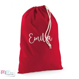 Zsák keresztnévvel - kicsi piros