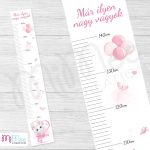 Balerina nyuszis magasságmérő