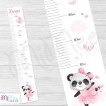 Balerina panda macis magasságmérő - név nélkül