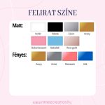 Kisméretű keresztneves neszeszer - tört fehér