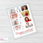 Fényképes poszter középen felirattal - A/3-as méretben